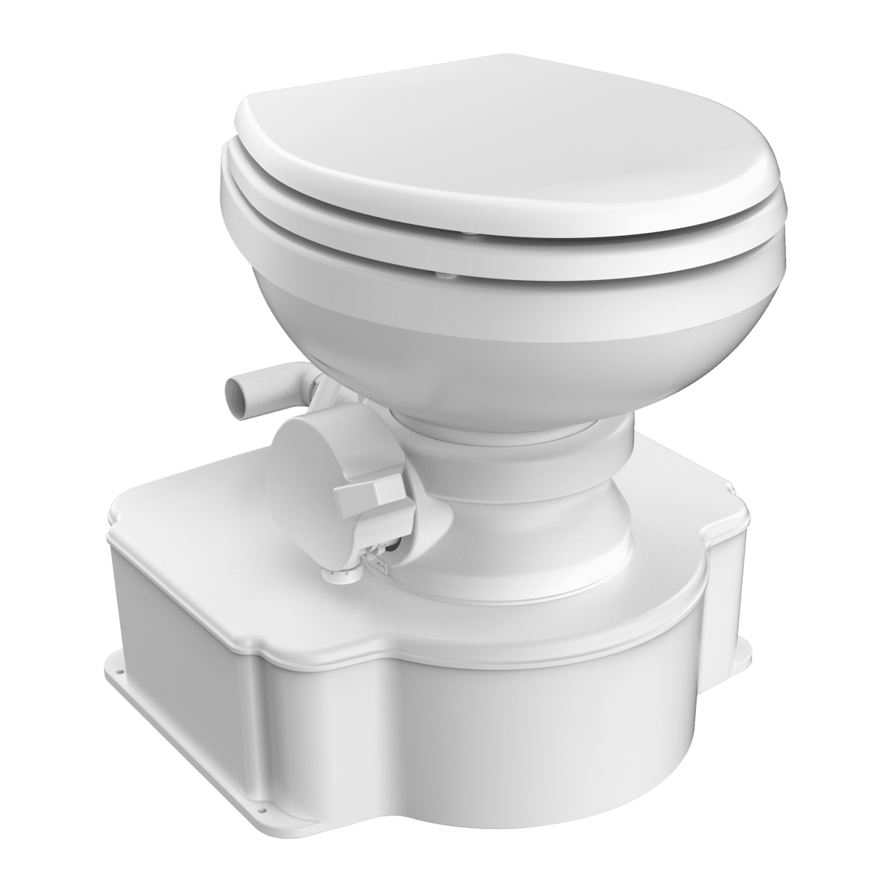 Dometic M655000 Bonus Pack Allinone marine toilet (white, wood