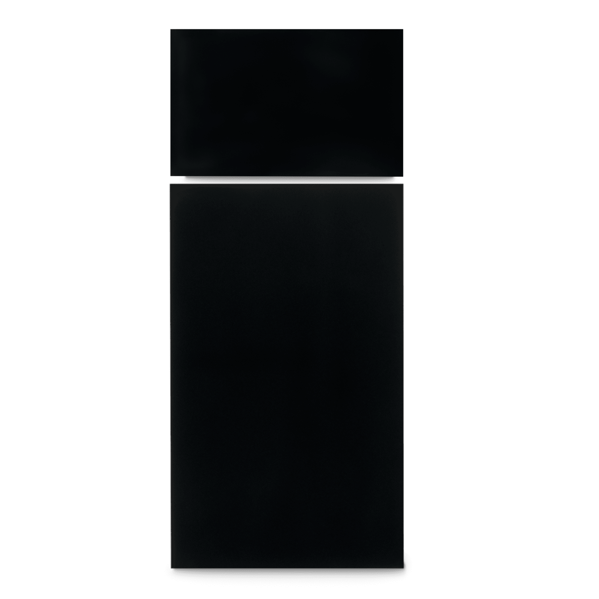 Dometic Refrigerator Door Panel Black Acrylic Panel Set for DM2852