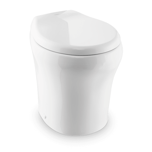 Dometic MasterFlush 8940 12V Macerator Toilet with DFTP Flush Panel