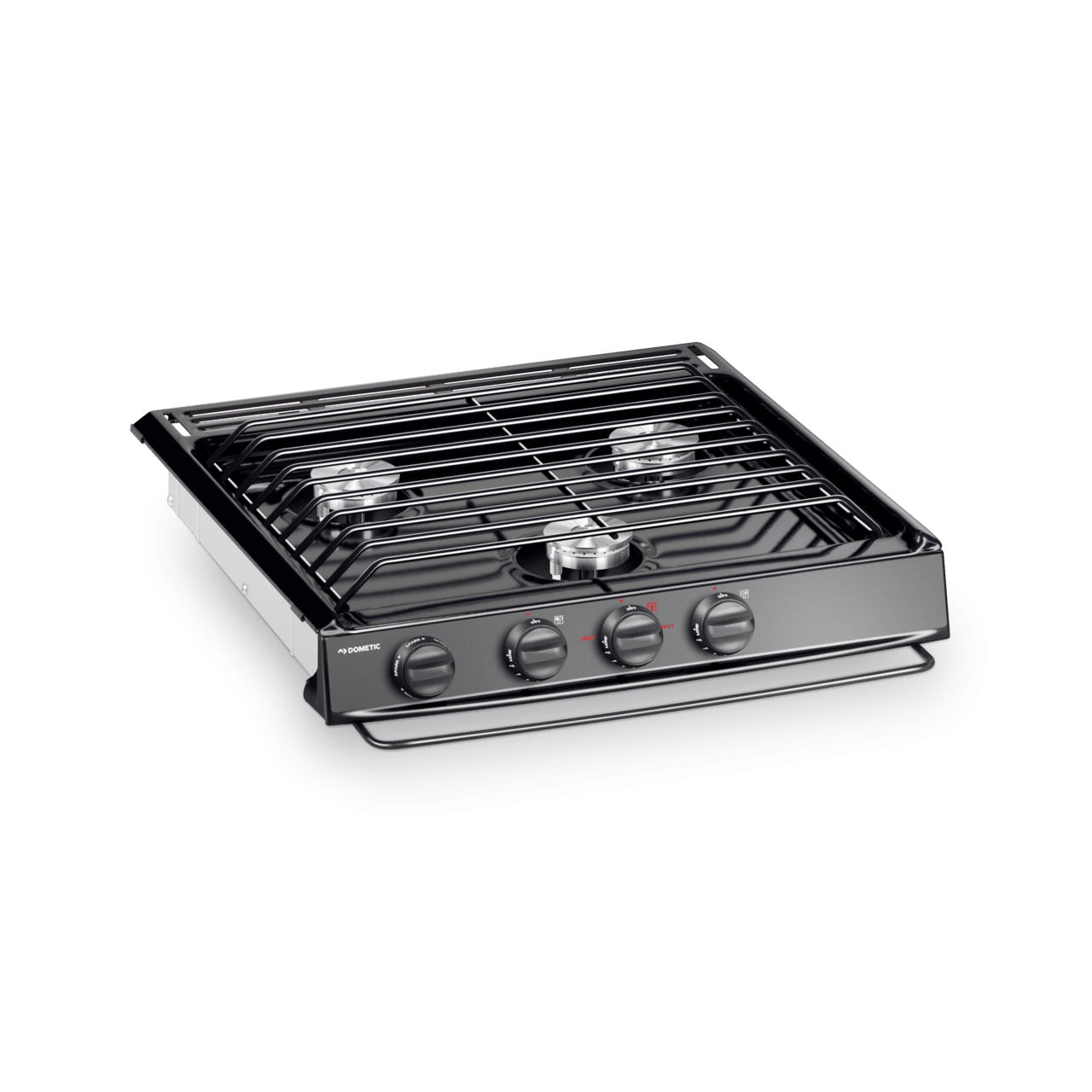 Dometic Wedgewood Vision SlideIn 3 Burner Black Cooktop with Match