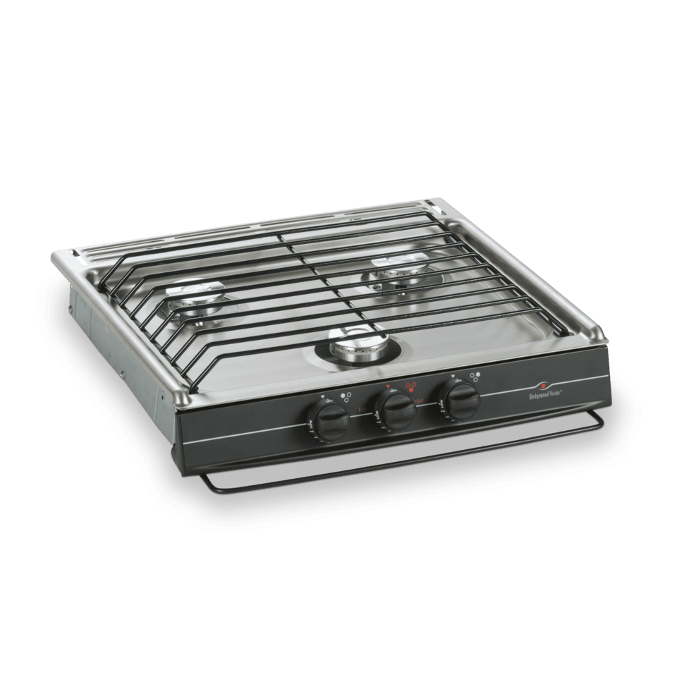 Dometic Wedgewood Vision SlideIn 3 Burner Stainless Steel Cooktop