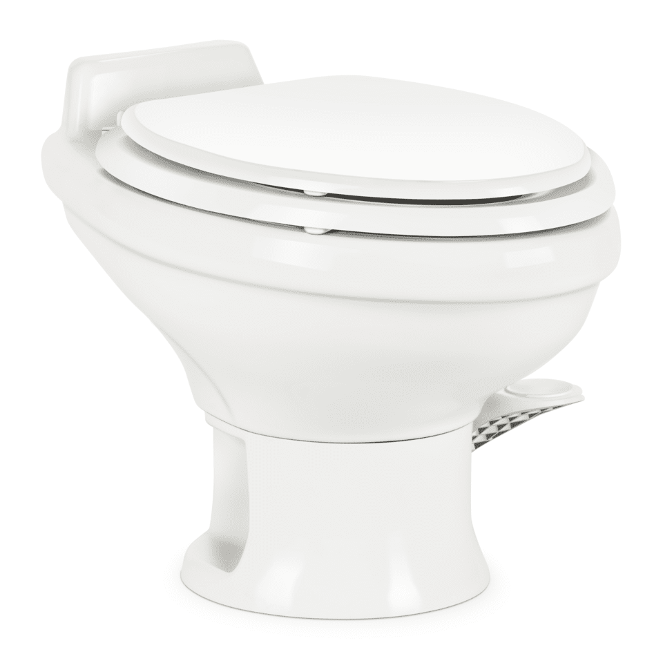 Dometic 321 Gravity toilet, elongated ceramic bowl, lowprofile