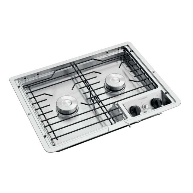 Dometic 2-Burner Drop-In Gas Cooktop, Stainless