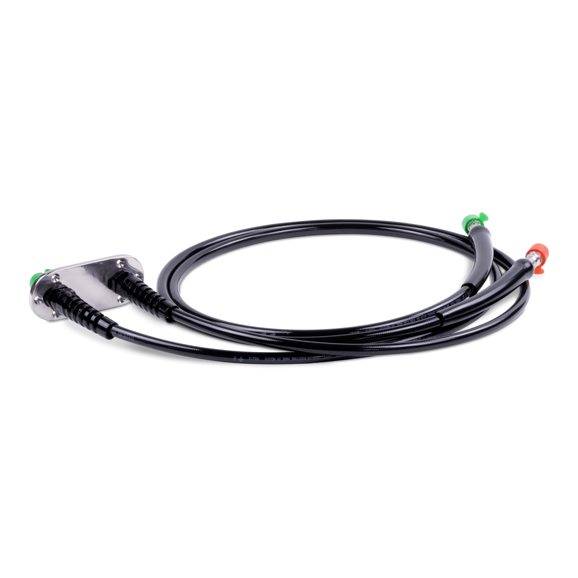 Dometic Bulkhead Hose Kit Stainless Steel Pro Kevlar Double Bulkhead Hose Kit 2X8'