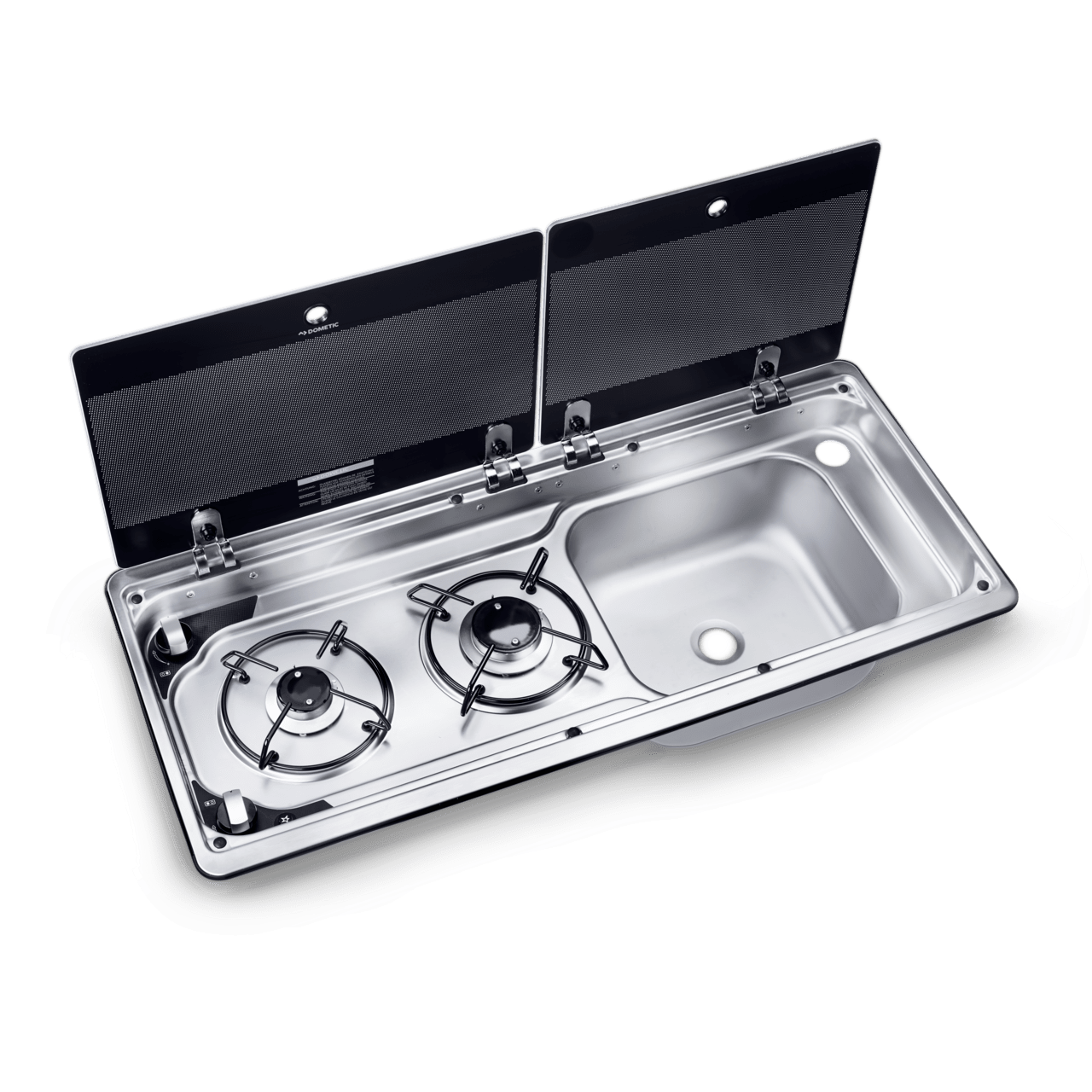 Dometic MO9722 - Two burner stove with sink | Dometic.com