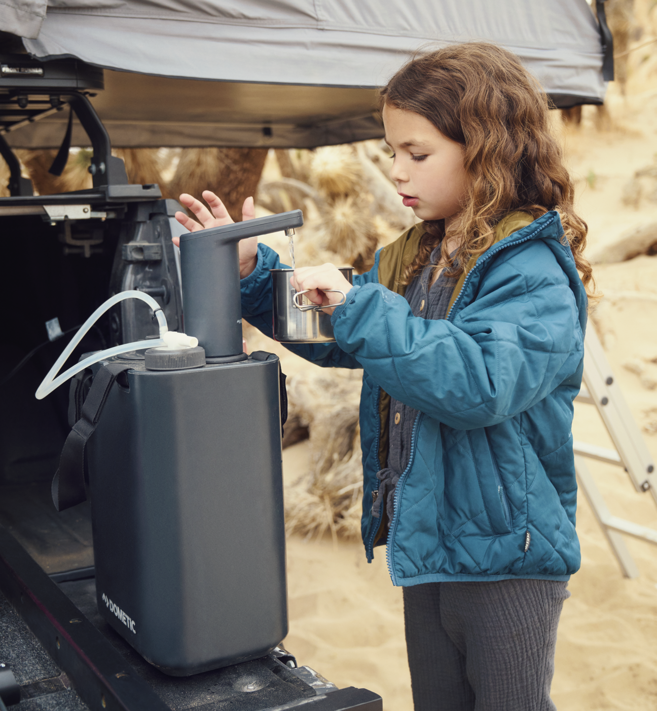 Water-worthy: Dometic Go water jug and water faucet