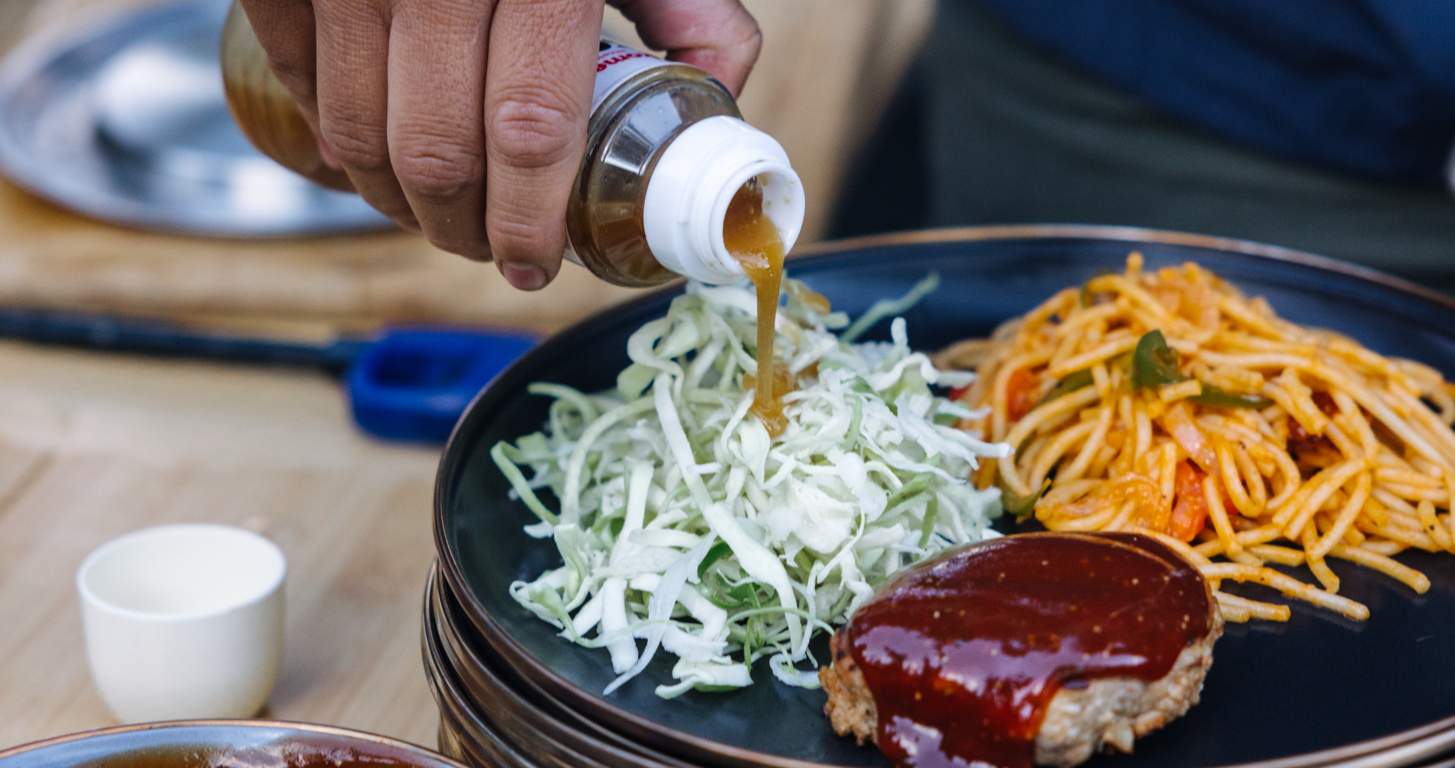 Recipe: Japanese Hamburg Steak with Napolitan Spaghetti