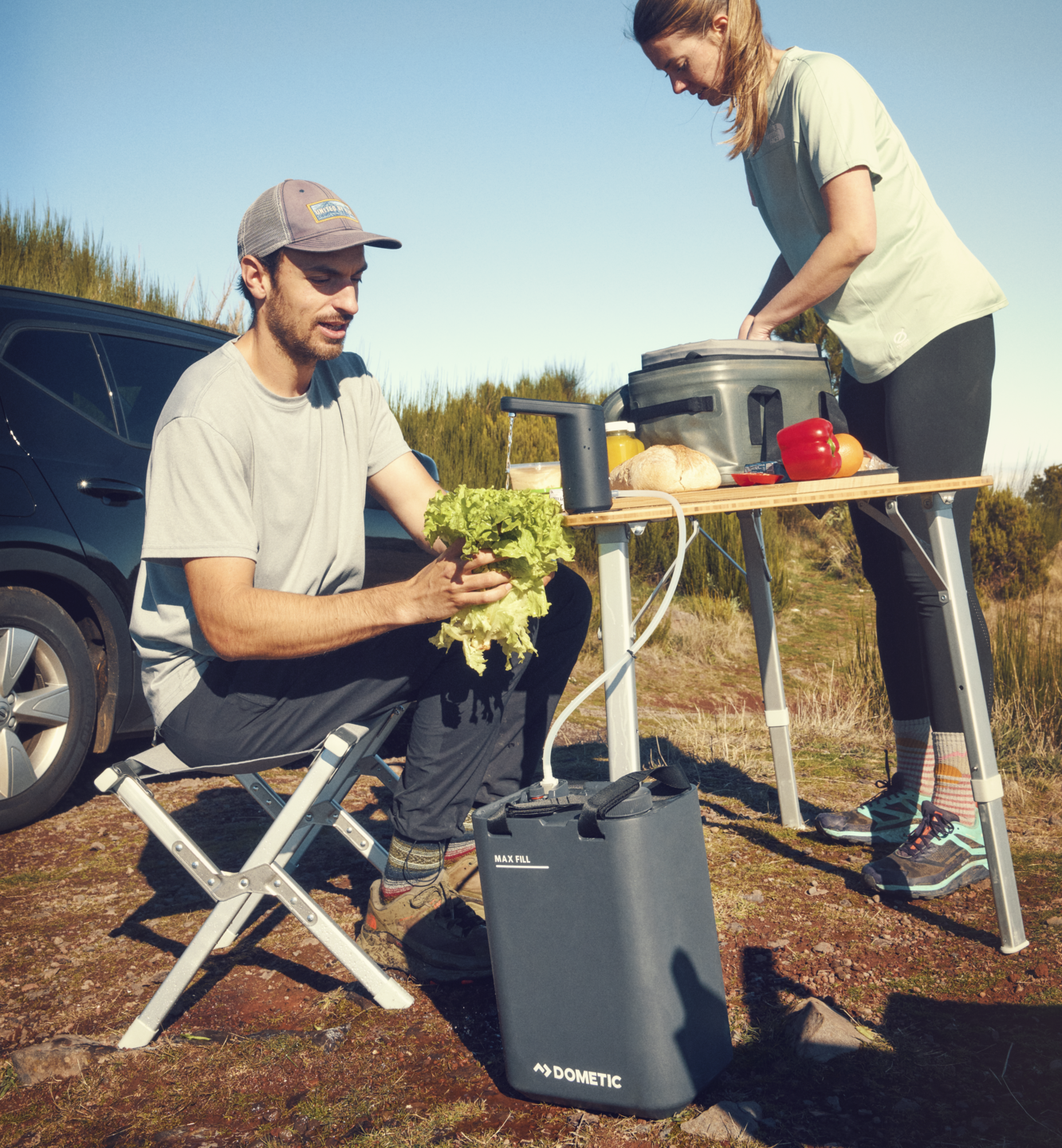 Water-worthy: Dometic Go water jug and water faucet